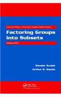 Factoring Groups into Subsets