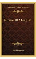 Memoirs Of A Long Life