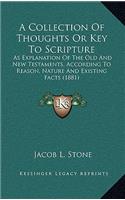 A Collection Of Thoughts Or Key To Scripture: As Explanation Of The Old And New Testaments, According To Reason, Nature And Existing Facts (1881)