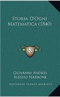 Storia D'Ogni Matematica (1840)