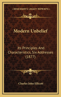 Modern Unbelief