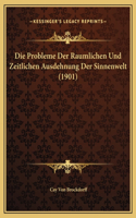 Die Probleme Der Raumlichen Und Zeitlichen Ausdehnung Der Sinnenwelt (1901)