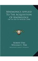 Mnemonics Applied To The Acquisition Of Knowledge