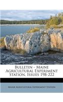 Bulletin - Maine Agricultural Experiment Station, Issues 198-222