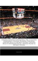 Greatest Rivalries in Basketball, Vol. 2 (Eastern Conference, Central Division): (English)
