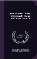 One Hundred Choice Selections in Poetry and Prose, Issue 18