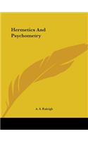 Hermetics and Psychometry
