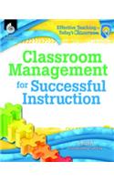 Classroom Management for Successful Instruction