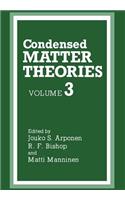 Condensed Matter Theories