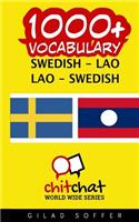 1000+ Swedish - Lao Lao - Swedish Vocabulary