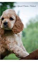 American Cocker Spaniel October Notebook American Cocker Spaniel Record, Log, Diary, Special Memories, to Do List, Academic Notepad, Scrapbook & More