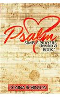 Psalm Simple Prayer Devotional Book 1
