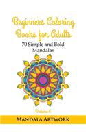 Beginners Coloring Books for Adults - Volume 6