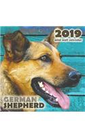 German Shepherd 2019 Mini Wall Calendar