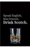 Speak english kiss french drinck scotch