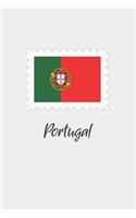 Portugal flag minimalist notebook