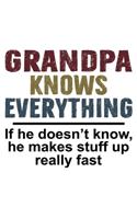 Grandpa Knows Everything If she doesn't know she makes stuff up really fast