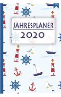 Jahresplaner 2020: Taschenkalender A5 - Terminkalender 2020 - Jahresplaner - Wochenplaner - modisch & schlicht - Organizer