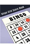 Bingo Grid Score Book