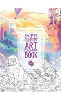 MrSuicideSheep's Concept Art Colouring Book