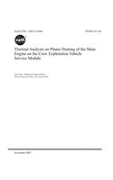 Thermal Analysis on Plume Heating of the Main Engine on the Crew Exploration Vehicle Service Module