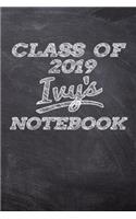 Class of 2019 Ivy's Notebook