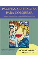 Libros grandes de colorear para adultos (Páginas abstractas para colorear)