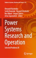 Power Systems Research and Operation