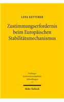 Zustimmungserfordernis Beim Europaischen Stabilitatsmechanismus