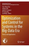 Optimization and Control for Systems in the Big-Data Era