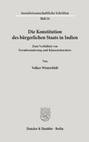 Die Konstitution Des Burgerlichen Staats in Indien