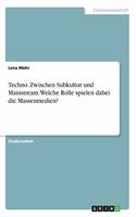 Techno. Zwischen Subkultur und Mainstream. Welche Rolle spielen dabei die Massenmedien?