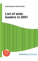 List of State Leaders in 2001: (English)
