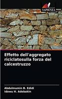 Effetto dell'aggregato riciclatosulla forza del calcestruzzo
