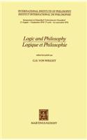 Logic and Philosophy / Logique Et Philosophie