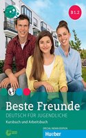 Beste Freunde B1.2 Kursbuch und Arbeitsbuch [Paperback] [Jan 01, 2018] Manuela Georgiakaki and Elisabeth Graf-Riemann,Anja Schumann,Christiane Seuthe,Parul Sharma,Puneet Kaur(Goyal Publishers)