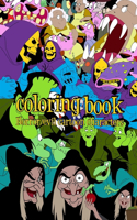 Horror/Evil cartoon characters coloring book