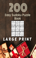 200 Easy Sudoku Puzzle Book Large Print