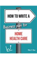 How To Write A Business Plan For Home Health Care