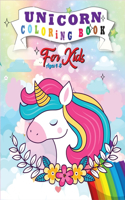 Unicorn Coloring Book for Kids Ages 4-8: A Gorgeous Collection of Unicorn Coloring Pages With Awesome Designed Images For Boys, Childrens, Teens.(Volume 2)