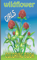 girls wildflower coloring book