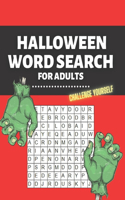 Halloween Word Search for Adults