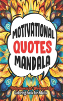 Motivational Quotes Coloring Book
