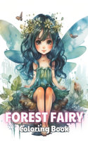 Forest Fairy Coloring Book for Adult