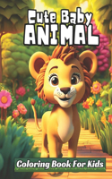 Cute Baby Animal Coloring Book
