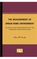 The Measurement of Urban Home Environment