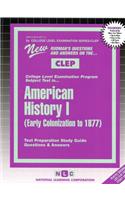 American History I (Early Colonization to 1877)