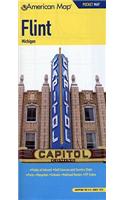 Flint Michigan Pocket Map: (American Map)
