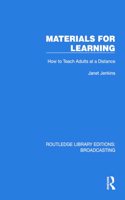 Materials for Learning