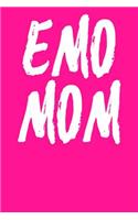 Emo Mom: Blank Recipe Page Notebook 6x9 120 Pages